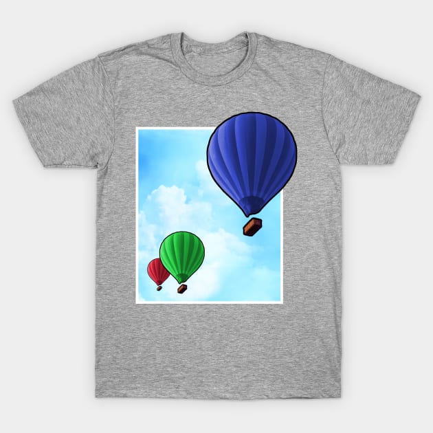 Hot Air Balloons T-Shirt by McNutt